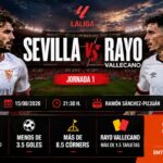Sevilla vs Rayo Vallecano: Nervión abre una nueva temporada de LaLiga